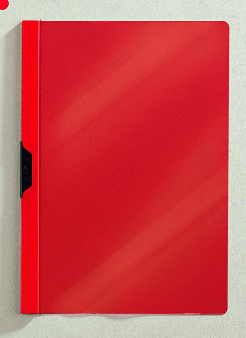 DURABLE Klemmhefter Duraclip DIN A4 rot von DURABLE