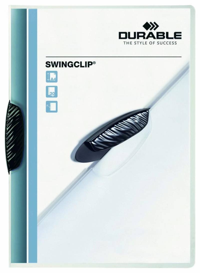 DURABLE Klemmhefter Swingclip DIN A4 schwarz von DURABLE