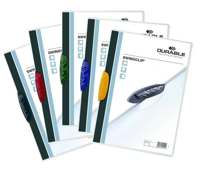 DURABLE Klemmhefter Swingclip DIN A4 transparent von DURABLE