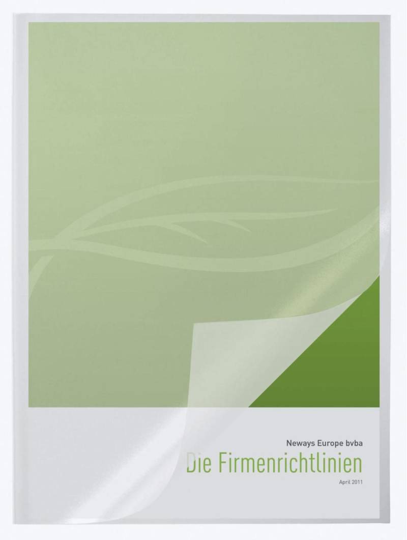 DURABLE Klemmschienenhüllen DIN A4 genarbt 0.22 mm von DURABLE