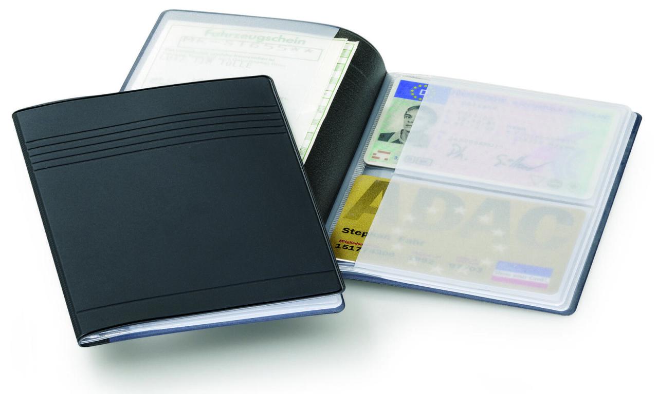 DURABLE Kreditkartenetui 5,4 x 8,5 cm und 8,0 x 11,5 cm anthrazit DURABLE Kreditkartenetui 5,4 x 8,5 cm und 8,0 x 11,5 cm anthrazit von DURABLE