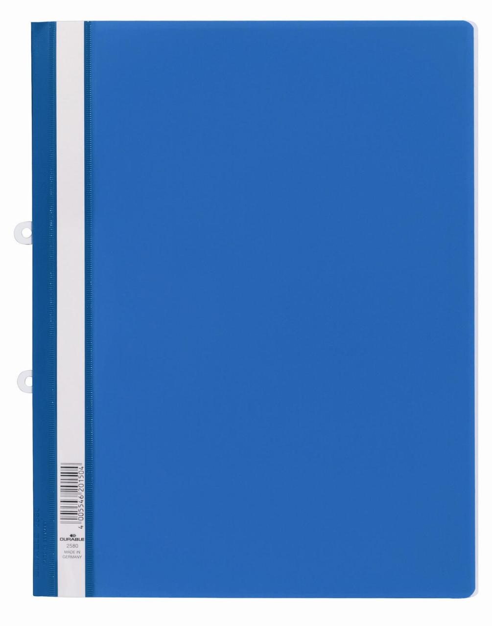 DURABLE Schnellhefter DIN A4 überbreit PVC blau von DURABLE