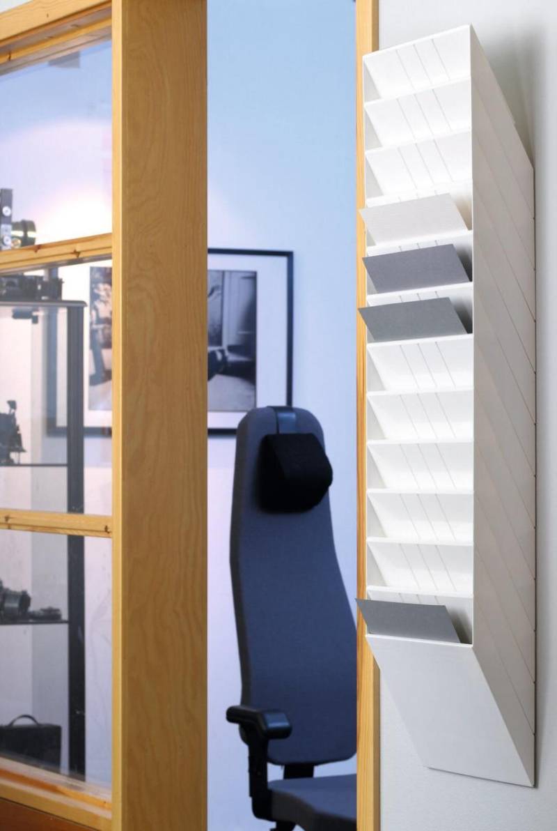 DURABLE FLEXIBOXX Wandprospekthalter DIN A4 12-Fach weiß von DURABLE