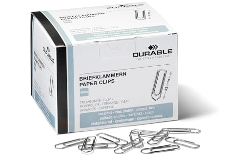 Durable 121125 Metall 1000Stück(e) Papierklammer (121125) von DURABLE