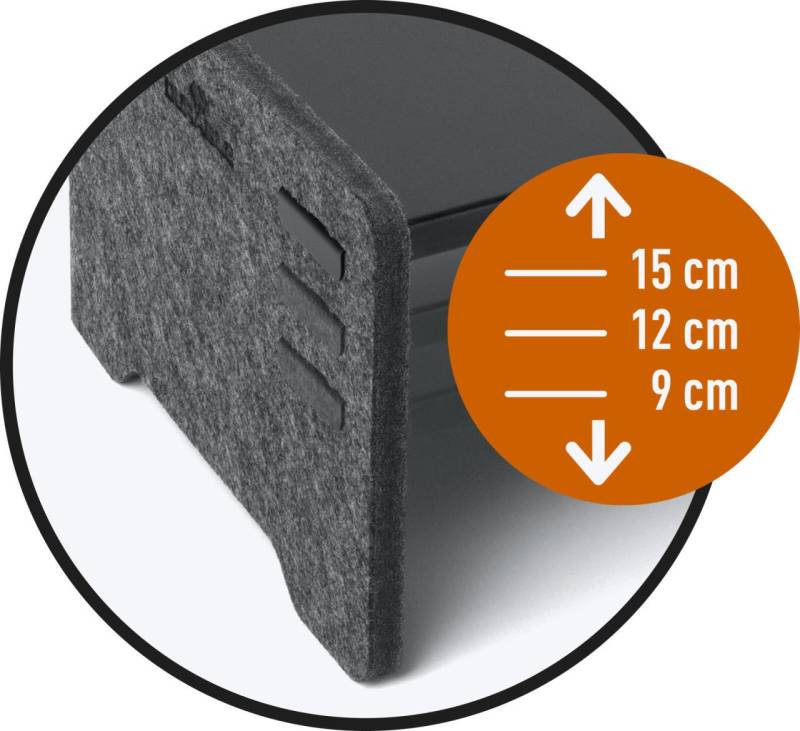 DURABLE Monitorständer EFFECT anthrazit von DURABLE