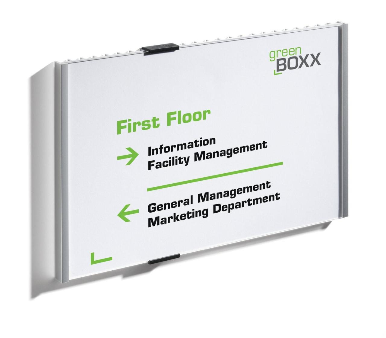 DURABLE Türschild 29,7 x 21,0 cm silber von DURABLE