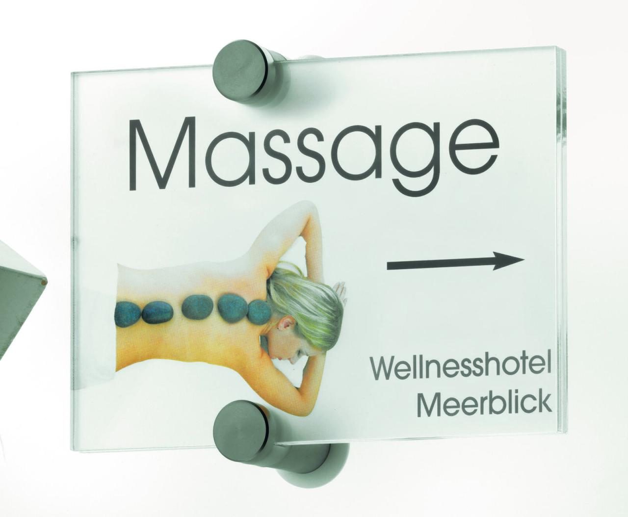 DURABLE Türschild 14,8 x 10,5 cm transparent von DURABLE