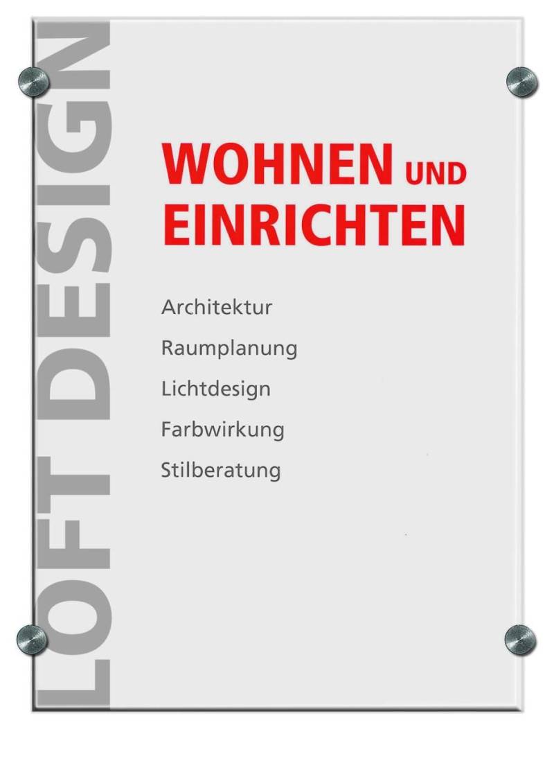 DURABLE Türschild 29,7 x 42,0 cm transparent von DURABLE