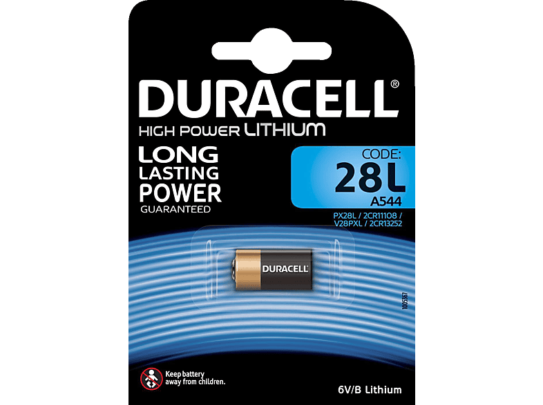 DURACELL Specialty 28L Batterie, Lithium, 6 Volt 1 Stück von DURACELL
