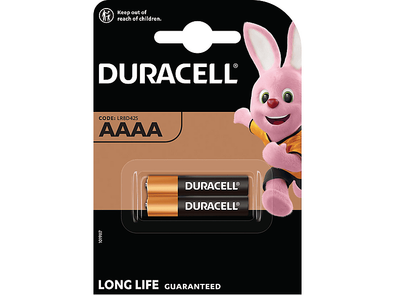 DURACELL LR8D425 AAAA Batterie, Alkaline, 1.5 Volt 2 Stück DURACELL LR8D425 AAAA Batterie, Alkaline, 1.5 Volt 2 Stück von DURACELL