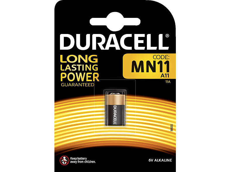 DURACELL Specialty MN11 Batterie, Alkaline, 6 Volt 1 Stück von DURACELL