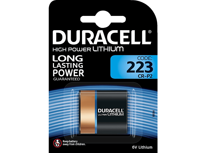 DURACELL Specialty Ultra 223 Batterie, Lithium, 6 Volt 1 Stück von DURACELL