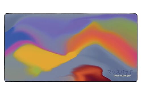 MPCO Original Sunset Silk Großes Gaming-Mauspad WFH (Sunset Silk, DuraGlyde-Stoff (groß (91,4 x 43,2 cm) von DURAGLYDE