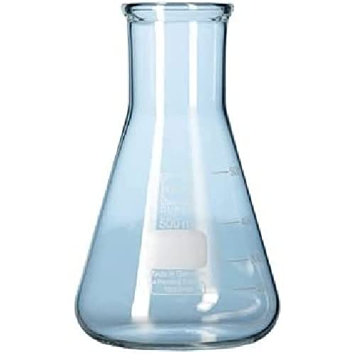 DURAN 21 227 44 03 Super Duty Erlenmeyerkolben, Weithalsig, 500ml Inhalt, 10 Stück von DURAN