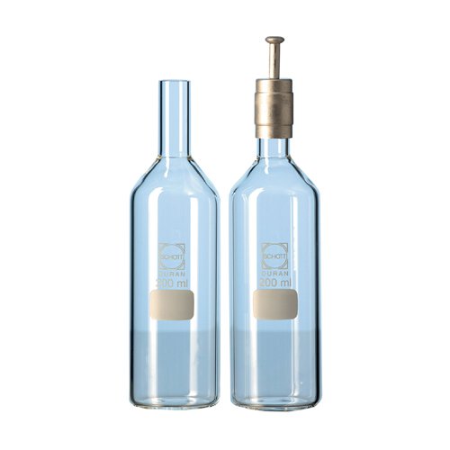 DURAN 21 421 17 Kulturflasche Rand gerade, für Kapsenberg-Kappen, 40mm x 107mm, 50ml Inhalt, 10 Stück von DURAN