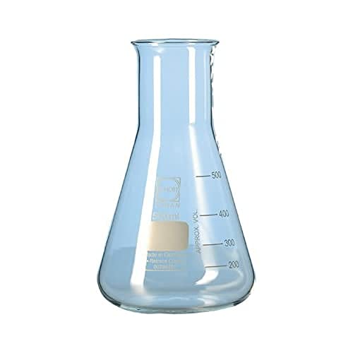 Duran 2122617 Erlenmeyer Glass Flask Wide Neck, 50 mL (Pack of 10) von DURAN