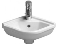 Håndvask Starck3 hjør 43x38cm hh &amp  o.l. von DURAVIT