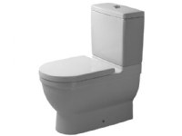 Starck 3 Toilette, wandhängend, ohne Spülkasten und Sitz von DURAVIT