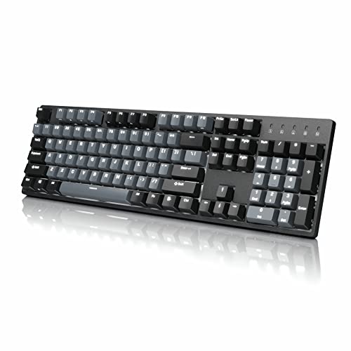 DURGOD K310 Corona Weiß LED Vollformat Mechanische Tastatur | 104 Tasten | USB C Verkabelt | Doppelschichtige PBT Tastenkappen | Programmierbare | Windows & Mac (Corona, Cherry Speed Silver) von DURGOD