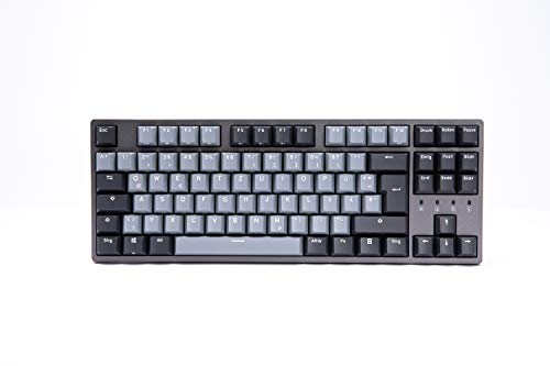 Durgod Taurus K320 TKL Mechanische Gaming-Tastatur, 88 Tasten, Doppelschuss PBT - USB Typ C - ISO UK (Space Grau, Mx Transparent) von DURGOD