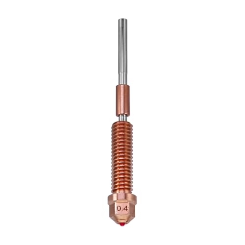 DUROZZLE Quick-Swap Ruby-Düse 0,4 mm für K1C / Ender-3 V3 / Ender-3 V3 Plus 3D-Drucker, gehärtet und abriebfest für präzise additive Fertigung (K1C, 0,4 mm) von DUROZZLE
