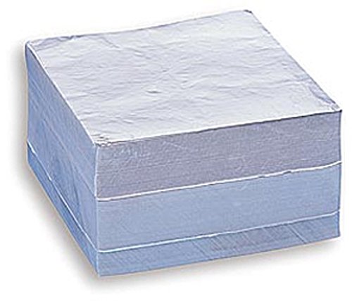 DUTSCHER 075702 Aluminium-Papier, quadratisch, 140 x 140 mm, 1000 Stück von DUTSCHER