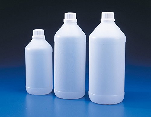 DUTSCHER 391265B Flasche, schmal, mit manipulationssicherem Verschluss, weiß, 500 ml, ECO-Version (100 Stück) von DUTSCHER