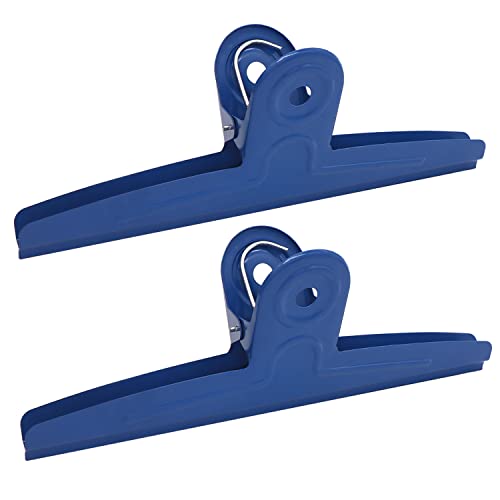 Extra großer Bull Clip 30 CM 2 Stück Blau Bull Klammern buchklammern Large Binders Clips Clamp File Holder klammern für tüten papier Datei Plakat von DUTWROY