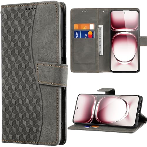 DUX DUCIS Handyhülle für Oppo Reno 12 5G Hülle, Premium PU Leder Flip Klappbare Klapphülle mit Standfunktion und Kartenfächern, Stoßfeste Schutzhülle für Reno 12 2024, Grau DUX DUCIS Handyhülle für Oppo Reno 12 5G Hülle, Premium PU Leder Flip Klappbare Klapphülle mit Standfunktion und Kartenfächern, Stoßfeste Schutzhülle für Reno 12 2024, Grau von DUX DUCIS