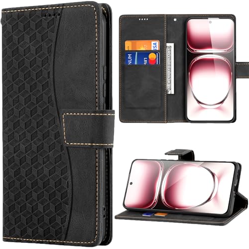 DUX DUCIS Handyhülle für Oppo Reno 12 5G Hülle, Premium PU Leder Flip Klappbare Klapphülle mit Standfunktion und Kartenfächern, Stoßfeste Schutzhülle für Reno 12 2024, Schwarz DUX DUCIS Handyhülle für Oppo Reno 12 5G Hülle, Premium PU Leder Flip Klappbare Klapphülle mit Standfunktion und Kartenfächern, Stoßfeste Schutzhülle für Reno 12 2024, Schwarz von DUX DUCIS