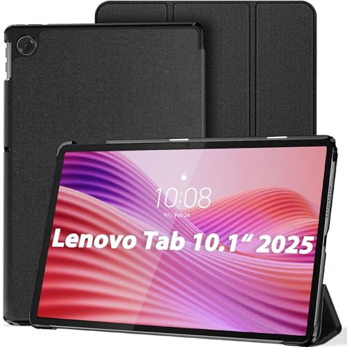 DUX DUCIS Hülle für Lenovo Tab 10,1 Zoll 2025 (TB311FU), Ultraleicht Slim Case Cover mit Ständerfunktion, Schwarz von DUX DUCIS