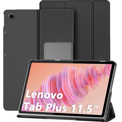 DUX DUCIS Hülle für Lenovo Tab Plus 11,5 Zoll 2024 (TB351FU), Ultraleicht Slim Case Cover mit Ständerfunktion, Schwarz von DUX DUCIS