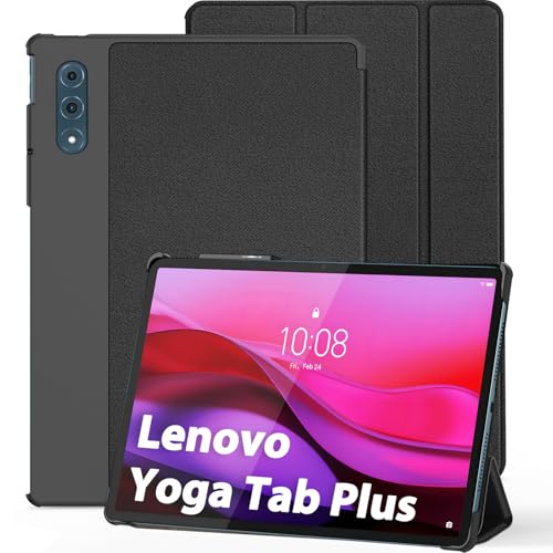 DUX DUCIS Hülle für Lenovo Yoga Tab Plus 12,7 Zoll 2025, Ultraleicht Slim Case Cover mit Ständerfunktion, Schwarz von DUX DUCIS