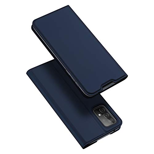DUX DUCIS Hülle für Samsung Galaxy A52 / Samsung Galaxy A52S 5G, Leder Klappbar Handyhülle Schutzhülle Tasche Case mit [Kartenfach] [Ständer] [Magnetisch] (Blau) von DUX DUCIS