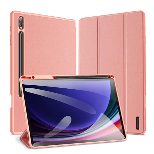 DUX DUCIS - Hülle kompatibel mit Samsung Galaxy Tab S9 Plus/S9 FE Plus (2023) - Mit Auto-Wake-Funktion - TPU Tablet Case Schutzhülle - Rosa von DUX DUCIS