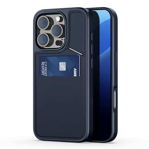 DUX DUCIS [Rafi II Mag Series Schutzhülle für Apple iPhone 16 Pro Max, magnetisch, stoßfest, PU-Leder, mit Kartenfach und Ständer, Blau DUX DUCIS [Rafi II Mag Series Schutzhülle für Apple iPhone 16 Pro Max, magnetisch, stoßfest, PU-Leder, mit Kartenfach und Ständer, Blau von DUX DUCIS