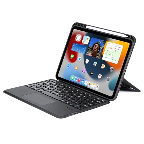 DUX DUCIS iPad-Tastaturhülle für iPad 10. Generation (10,9 Zoll, 2022) mit Multi-Touch-Trackpad und Stifthalter, 7-farbige Tasten mit Hintergrundbeleuchtung von DUX DUCIS