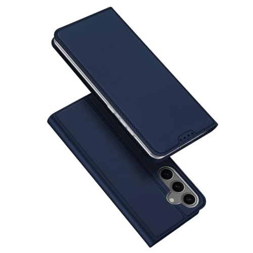 Dux Ducis 🍒[Kompatibel] Handyhülle für Samsung Galaxy S25, Skin Pro Book Case mit Kartenhalter, Blau von DUX DUCIS