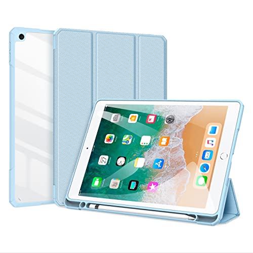 Dux Ducis Toby Series Tablet-Hülle mit Stifthalter und automatischer Schlaf- und Wachfunktion für Apple iPad 9.7, Blau von DUX DUCIS