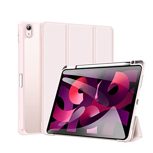 Dux Ducis Toby Series Tablet-Hülle mit Stifthalter und automatischer Schlaf- und Weckfunktion für Apple iPad Air 6 11/Air 4/5 10.9, Rosa von DUX DUCIS