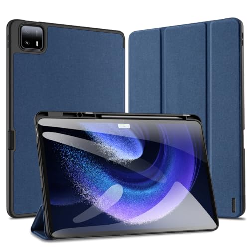 Klapphülle mit Stifthalter kompatibel mit Xiaomi Pad 6S Pro 12.4 Blau von DUX DUCIS