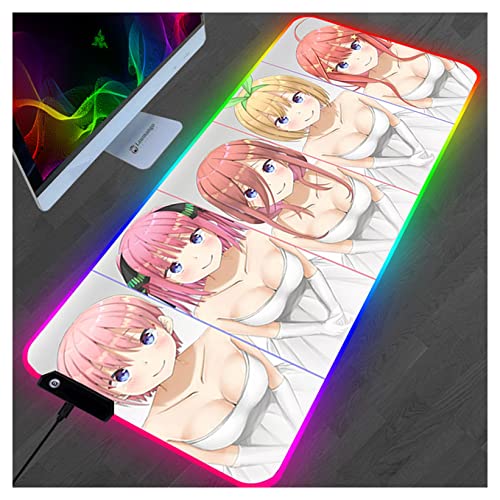 DUnLap Mauspad Mauspad Anime Table Pad Game Player Computer Computer Tastatur Teppich Spiel Zubehör Mauspad Mauspad (Color : 3911, Size : 350x600x3mm) von DUnLap