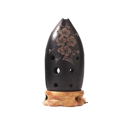8/10 Löcher Chinesische Alte Xun Professionelle Keramik Ocarina Musik Flöte F Ton Anfänger Praxis Musikinstrumente Professionelles Ocarina-Instrument(10Holes 1) von DVCSDE