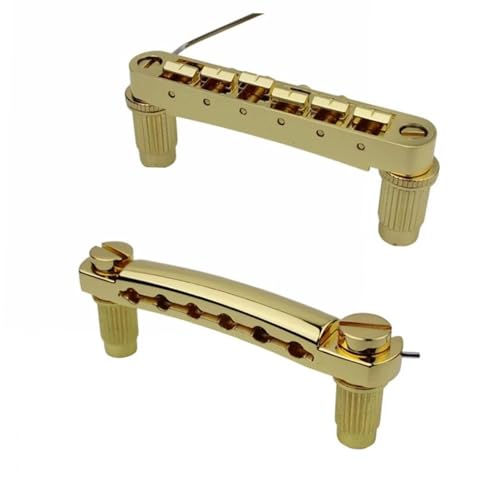 Für LP SG Gitarre Stop Bar Saitenhalter Brücke Mit Ankern Und Bolzen(Gold) von DVCSDE