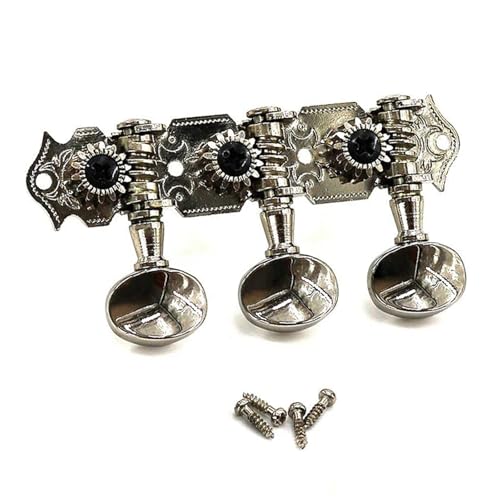 Gitarren Mechaniken Set Für 3 Saiteninstrumente Gitarrensaiten-Stimmwirbel Stimmgeräte Maschinenkopf Gitarren Mechaniken Set Für 3 Saiteninstrumente Gitarrensaiten-Stimmwirbel Stimmgeräte Maschinenkopf von DVCSDE