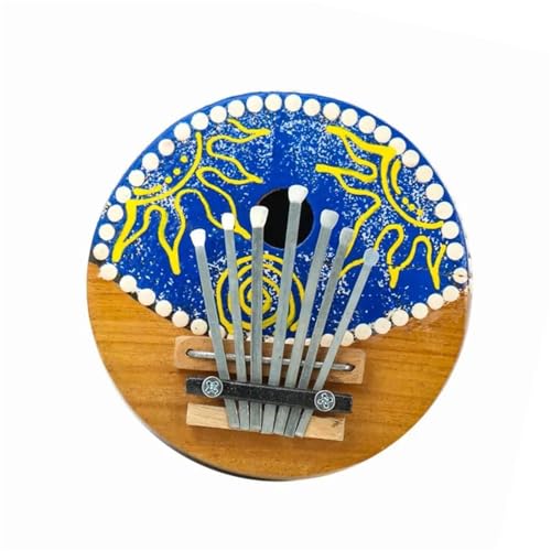 Kalimba-Daumenklavier Mit 7 Tasten, Natürlicher Kokosnuss-Körper, Bemalter Körper Für Anfänger, Die Musikinstrument Spielen Fingerklaviere Kalimba-Daumenklavier Mit 7 Tasten, Natürlicher Kokosnuss-Körper, Bemalter Körper Für Anfänger, Die Musikinstrument Spielen Fingerklaviere von DVCSDE