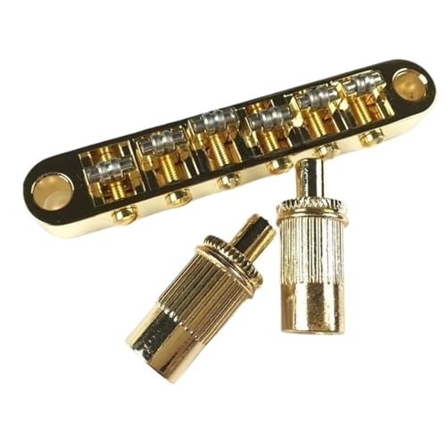 Kugellager-Brückenrolle Feste Brücke Verbreitert Und Verdickt Für LP-E-Gitarre(Gold) von DVCSDE