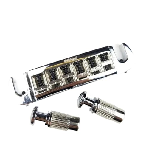 Saitenhalterbrücke Für LP E-Gitarre Chrom Silber Verstellbar Umlaufend Saitenhalterbrücke Für LP E-Gitarre Chrom Silber Verstellbar Umlaufend von DVCSDE