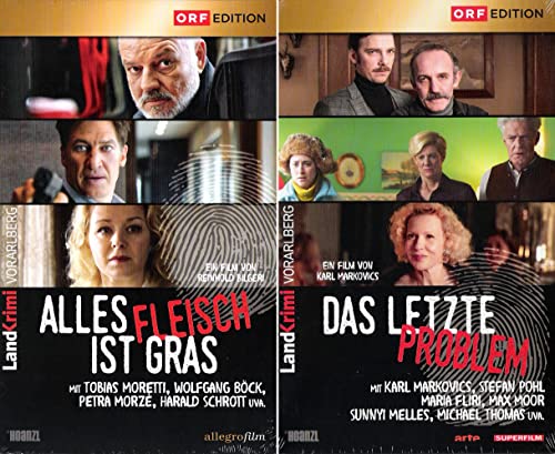 2x Landkrimi Vorarlberg: Alles Fleisch ist Gras + Das letzte Problem [2-DVD] von DVD