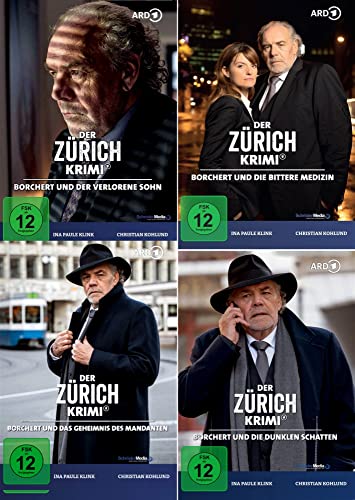 Der Zürich Krimi (Folge 13+14+15+16) Borcherts Fälle [4-DVD] von DVD